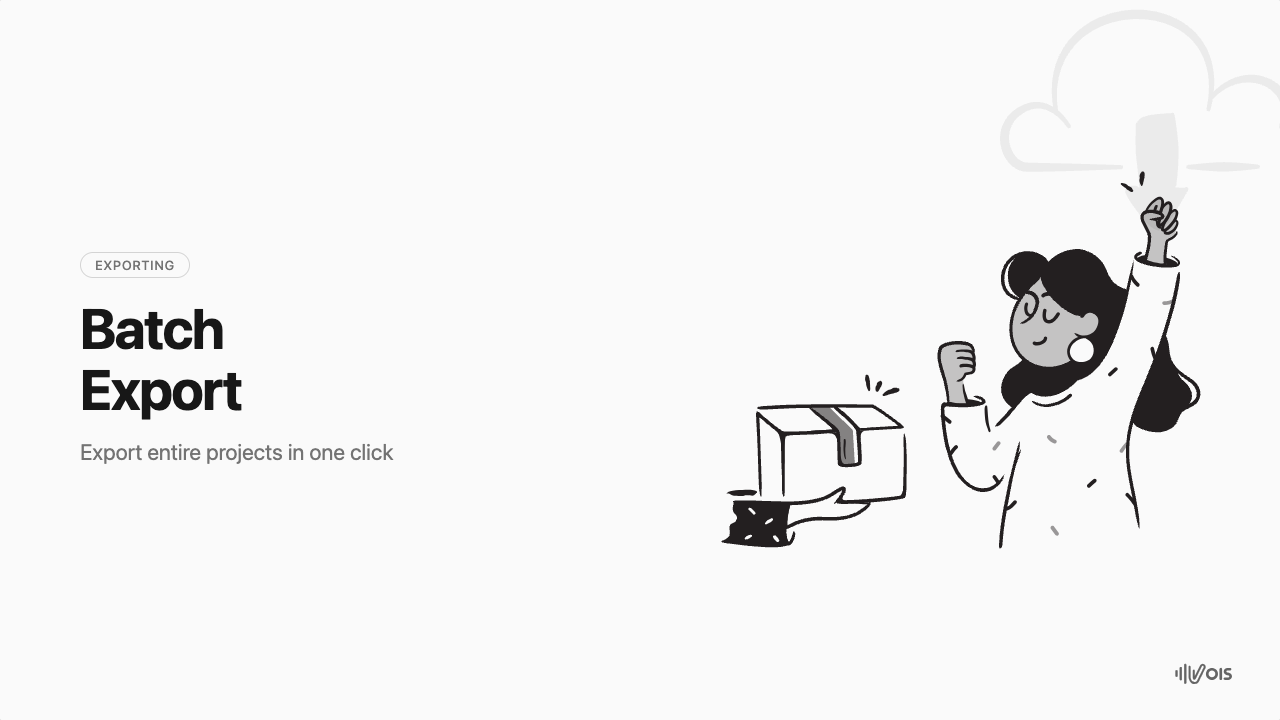 Batch Export for Large Projects