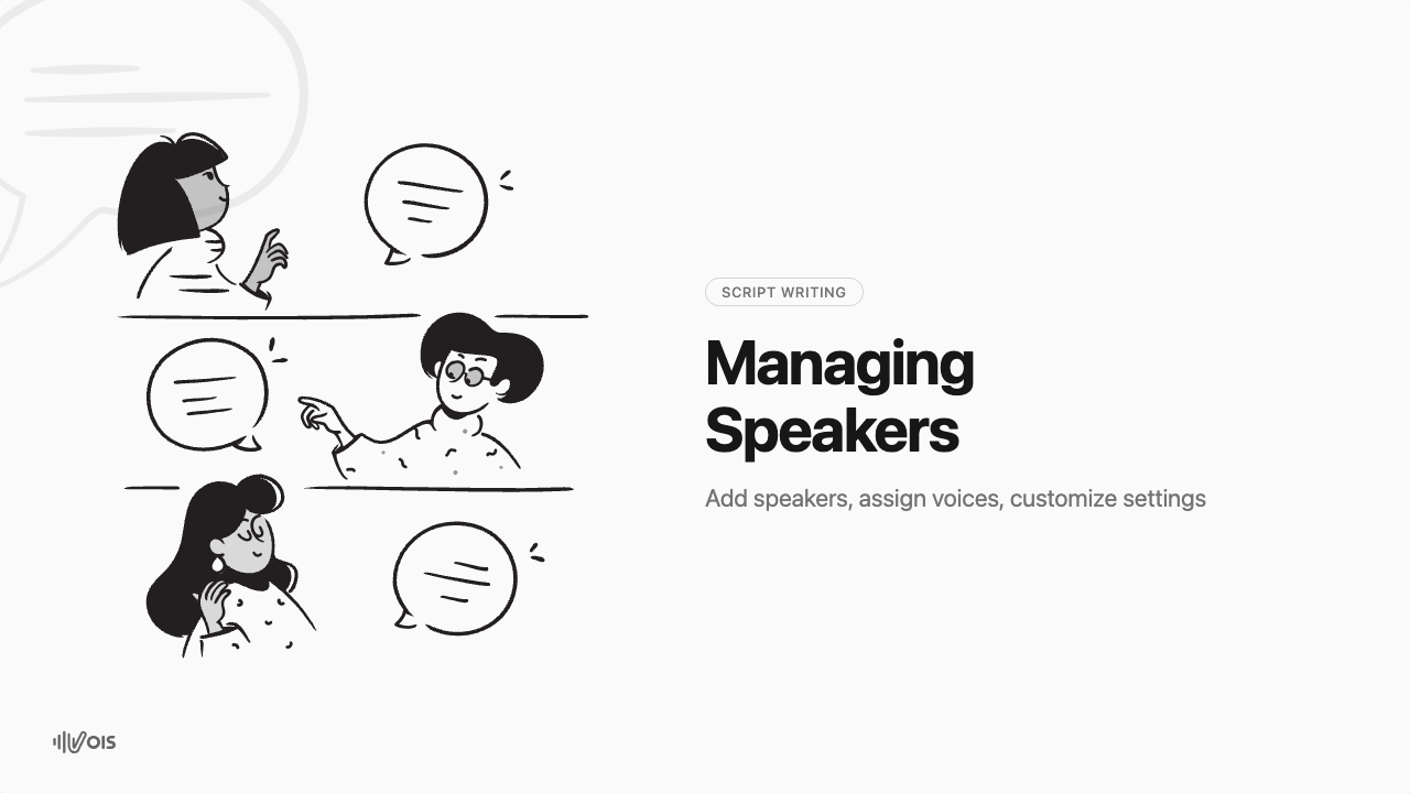 Managing Speakers