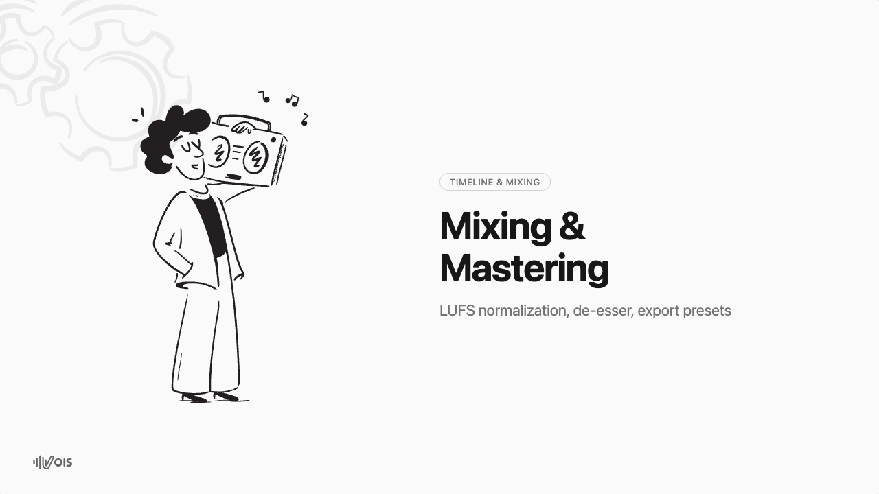 Mixing and Mastering