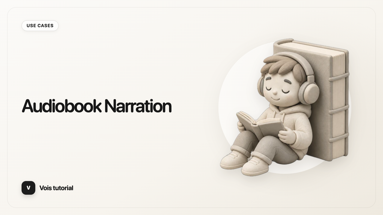Audiobook Narration